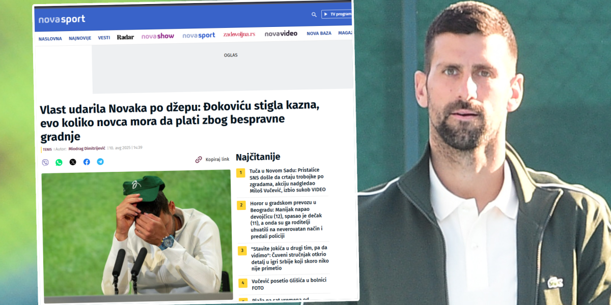 Spin doktori na steroidima: Španci odrali Đokovića, a tajkunski mediji predstavljaju kao da je to uradila Srbija!