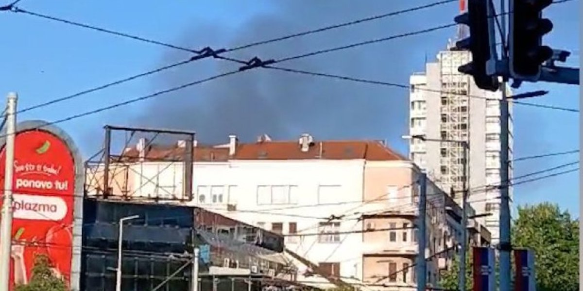 Požar na Paliluli: Crni dim kulja na sve strane (VIDEO)