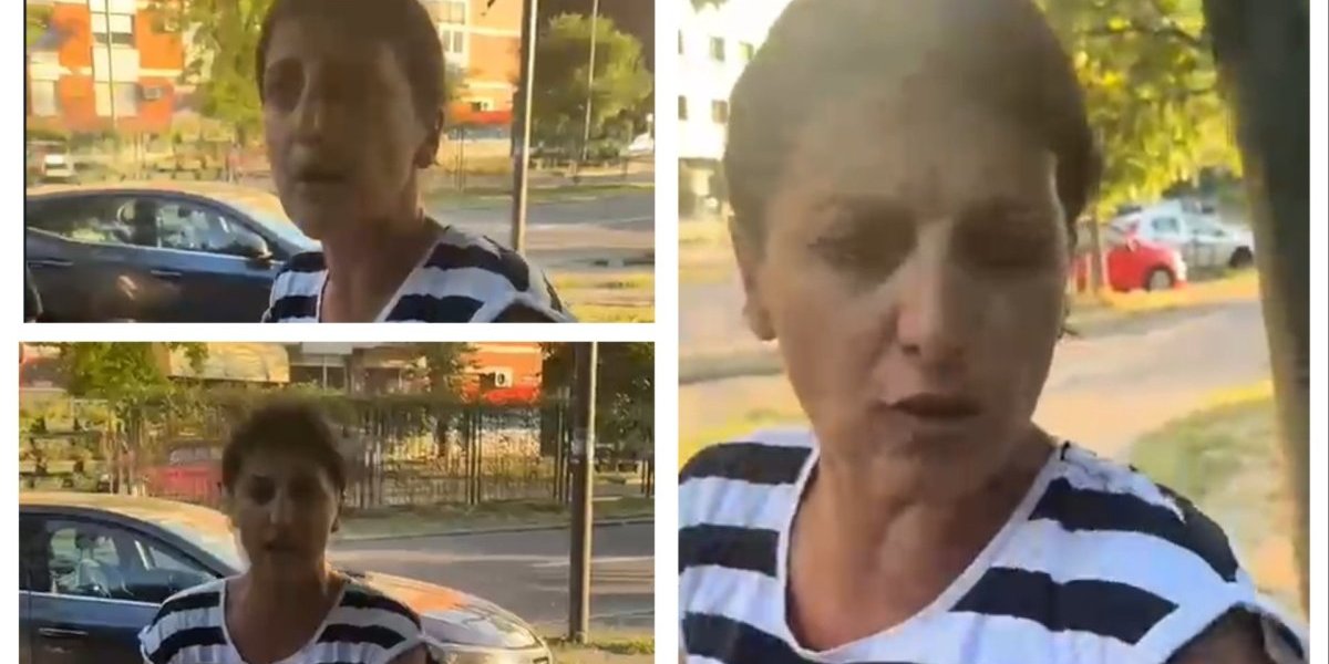 Šok snimak: Blokaderi napali momka jer crta trobojku i to ih vređa