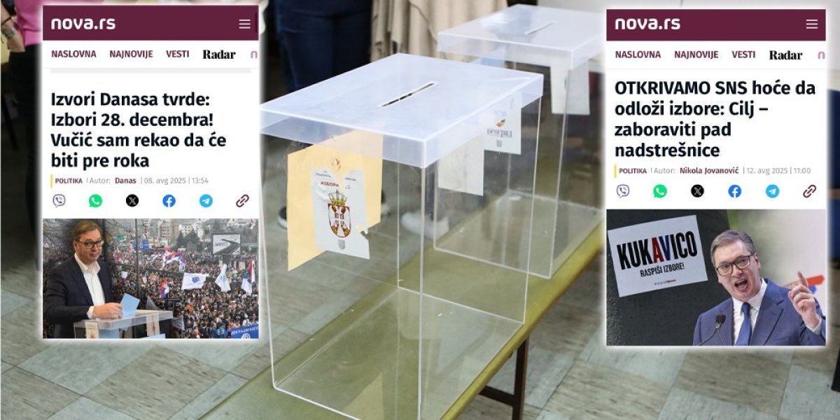 Dogovorite se kako lažete! Raskrinkavamo antisrpske medije - na nedeljnom nivou izmišljaju datume izbora (FOTO)