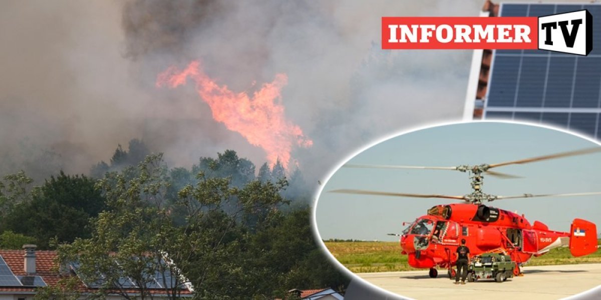 Srpski spas u zadnji čas: Naš Kamov prsa u prsa sa požarima u Crnoj Gori - Informer na licu mesta (VIDEO)