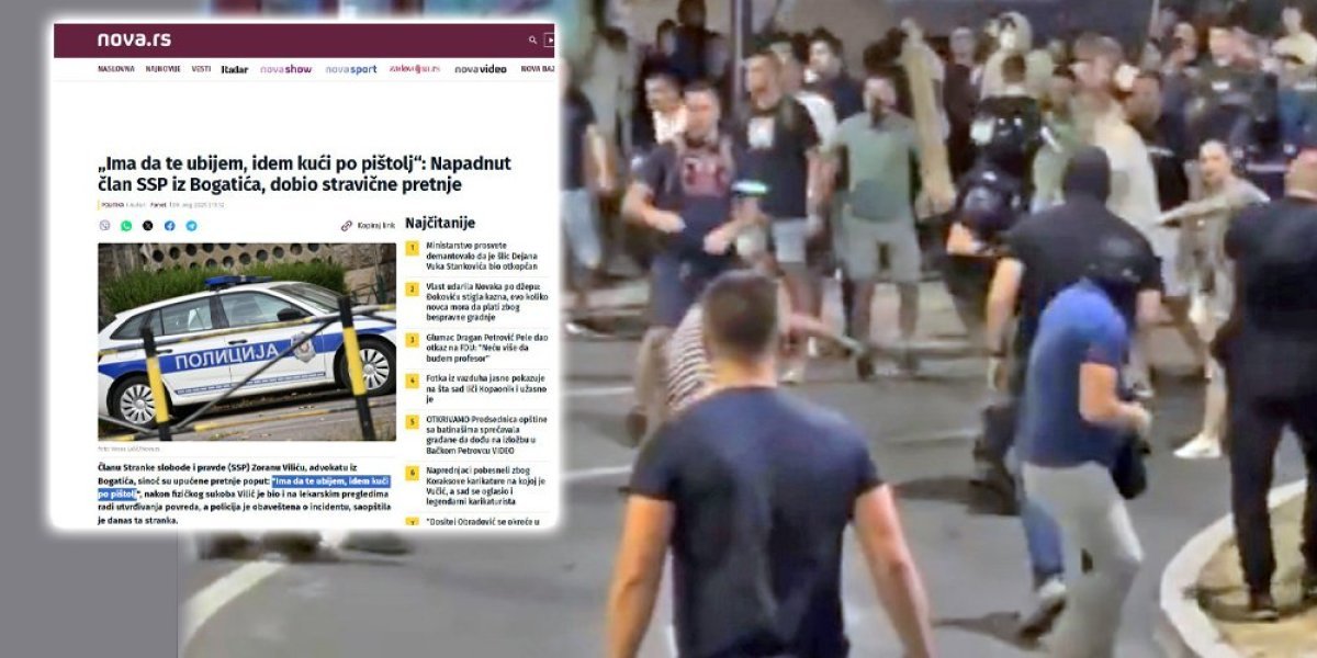 (FOTO) Đilasov advokat batinaš mučki pretukao mladića (19), udarao ga i pocepao mu glavu: "Nazivao me je Ćacijem"