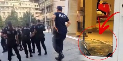 Pohapšeni poljski navijači u Knez Mihailovoj! Divljali i razbijali izloge, policija hitno reagovala