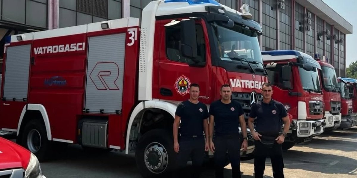 Vatrogasci koji se hrabro bore za svoju zemlju