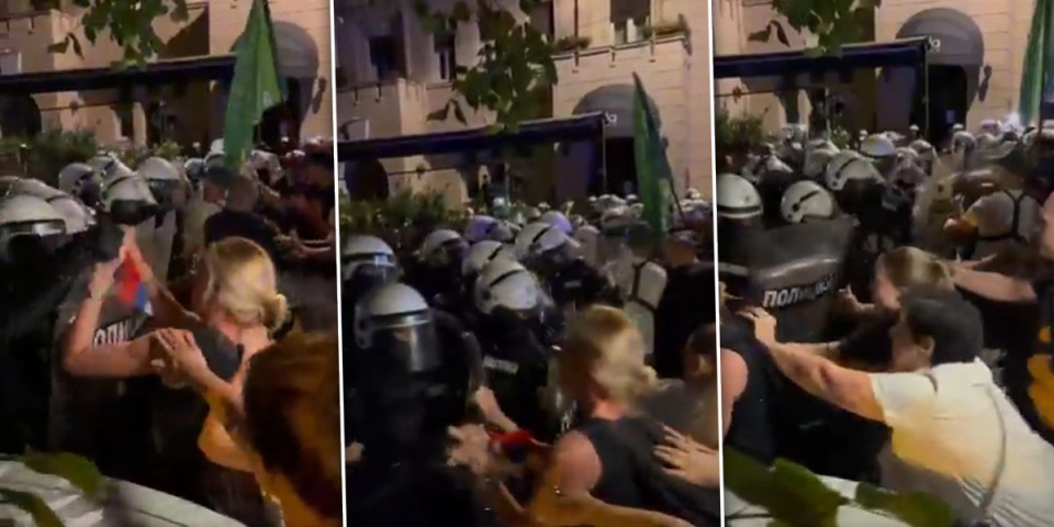 Blokaderke napadale žandarmeriju i otimale im štit, pa ih optužile za nasilje - Ovaj video sve otkriva