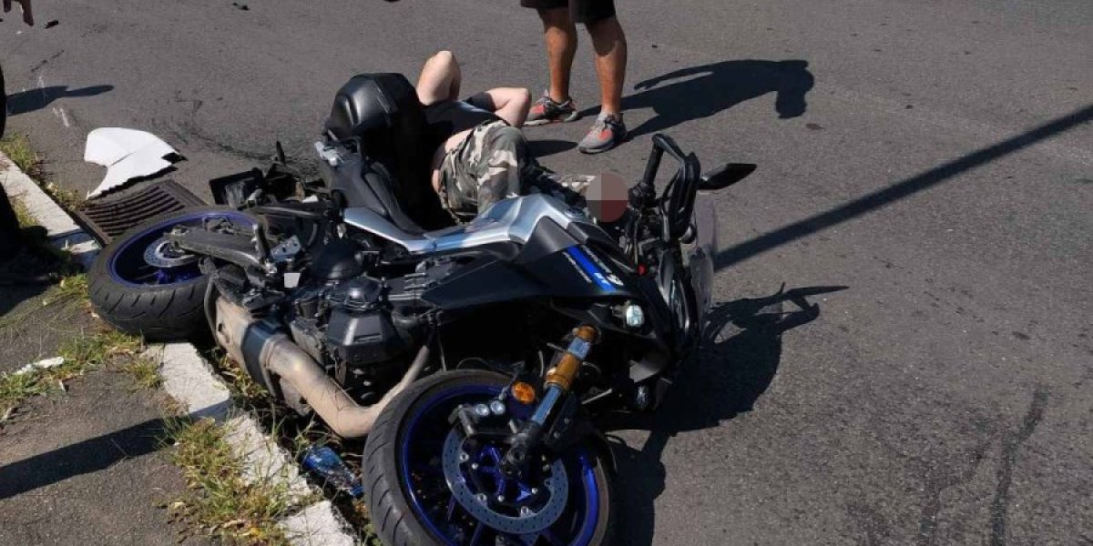 Povrđen motociklista u saobraćajnoj nezgodi kod Sava centra