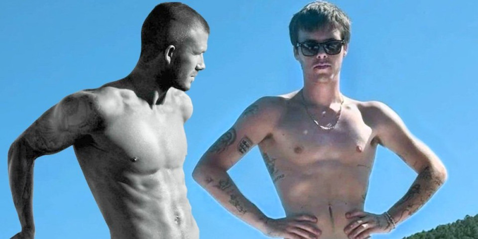 Koji je bolji frajer? Fotke Bekama i njegovog sina u gaćama zapalile svet (FOTO)