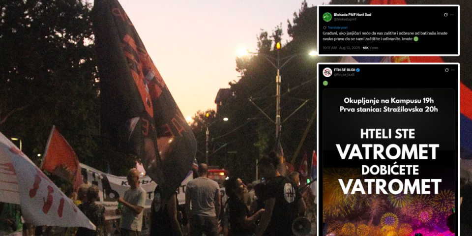 Imate zeleno svetlo! Blokaderski profili dele zlokobnu poruku, sve je isto kao za Vidovdan!