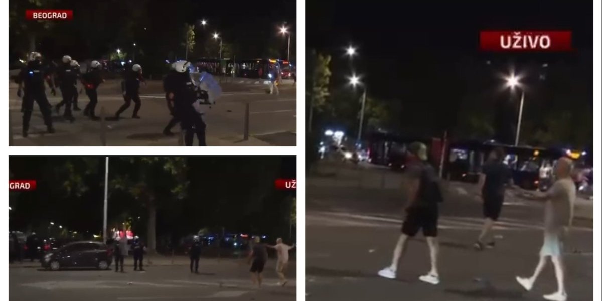 (FOTO, VIDEO) Silovanje Srbije! Blokaderi pokazali pravo lice: Nasilje, nasilje i samo nasilje!