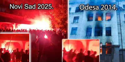 Blokaderi ekstremisti sinoć su u Novom Sadu pokušali da izvrše masovno ubistvo članova i aktivista Srpske napredne stranke (SNS) po ugledu na jedan od najjezivijih događaja u novijoj istoriji - masakr u ukrajinskom gradu Odesi iz 2014. godine.