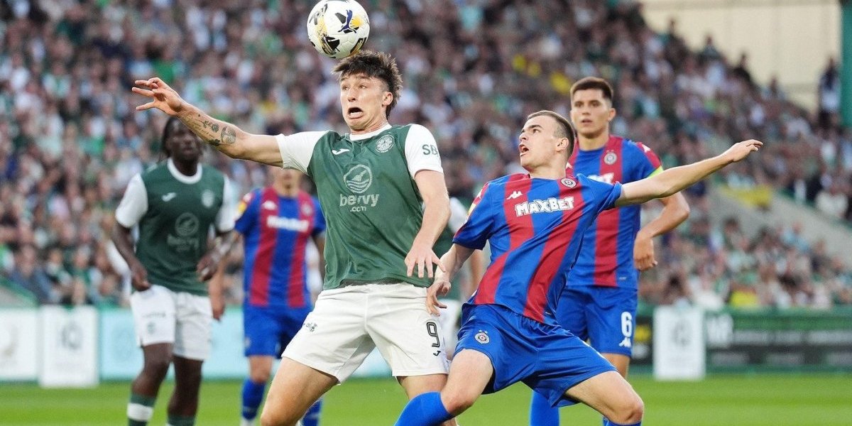 Partizan žestoko oštećen protiv Hibsa? Lopta pogodila fudbalera u ruku, a sudija ništa (VIDEO)