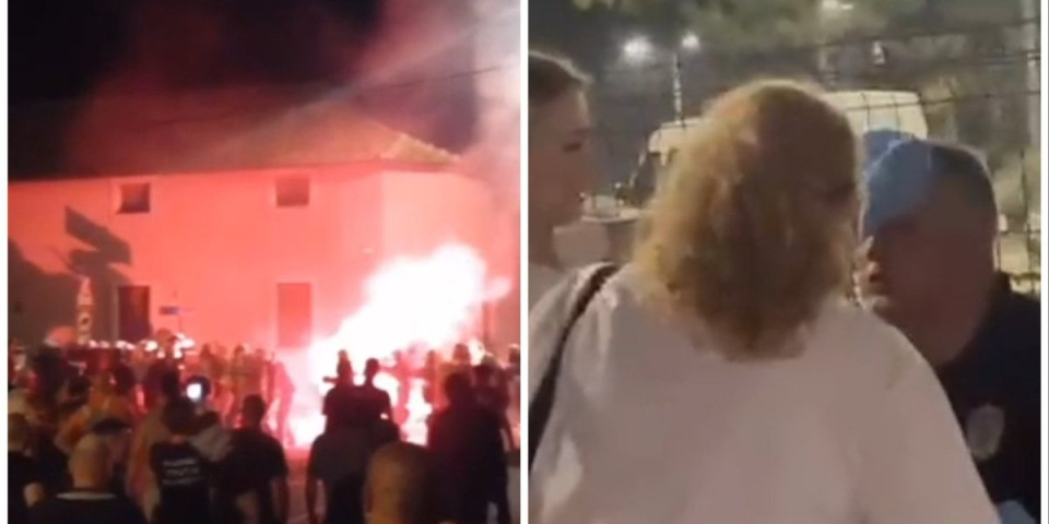(VIDEO) Divljanje blokadera u Pančevu: Teroristi zasuli policiju kamenicama, jednom policajcu razbijena glava