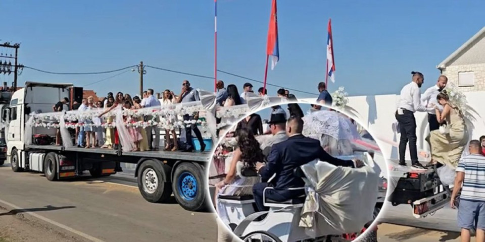 Ovakav dolazak na svadbu još niste videli: Svatovi prešli igricu (VIDEO)