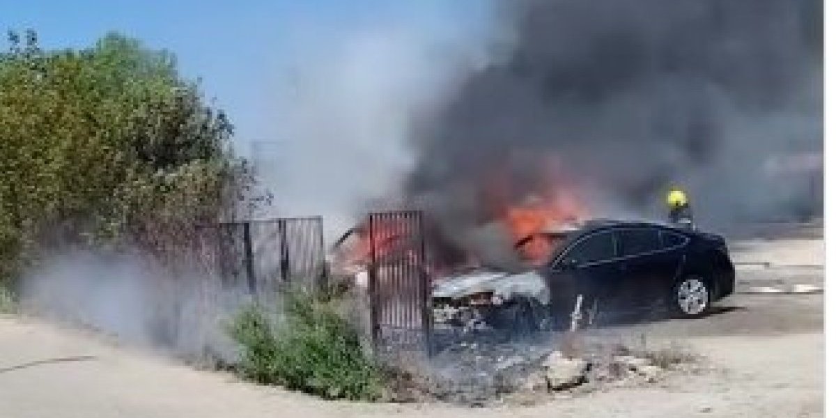 Plamen guta vozila: Izgorela tri automobila kod Pančevca (VIDEO)