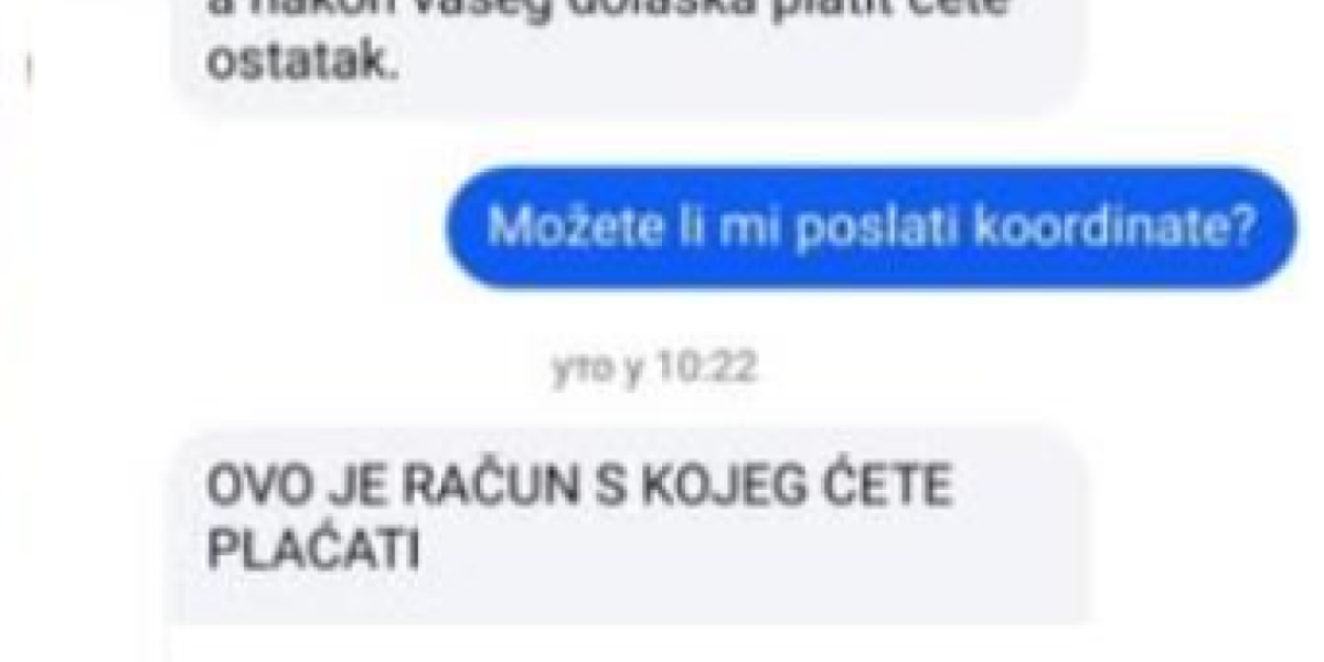 Poruke u kojima se traži kapara