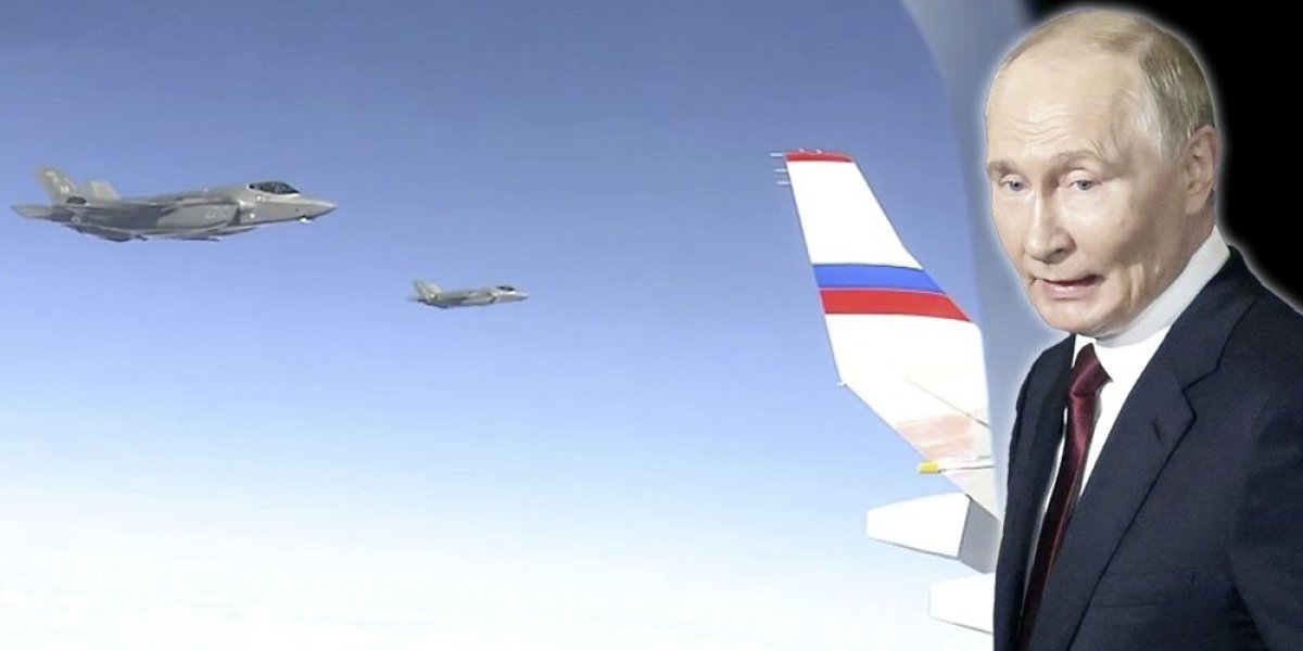 (VIDEO) Šok na nebu: Lovci SAD opkolili Putinov avion - nad Aljaskom se odvijaju scene kakve svet nije video