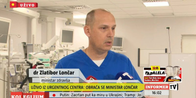 Ministar zdravlja Zlatibor Lončar oglasio se povodom širenja besomučnih laži o pacijentima povređenim u demonstracijama u Valjevu.