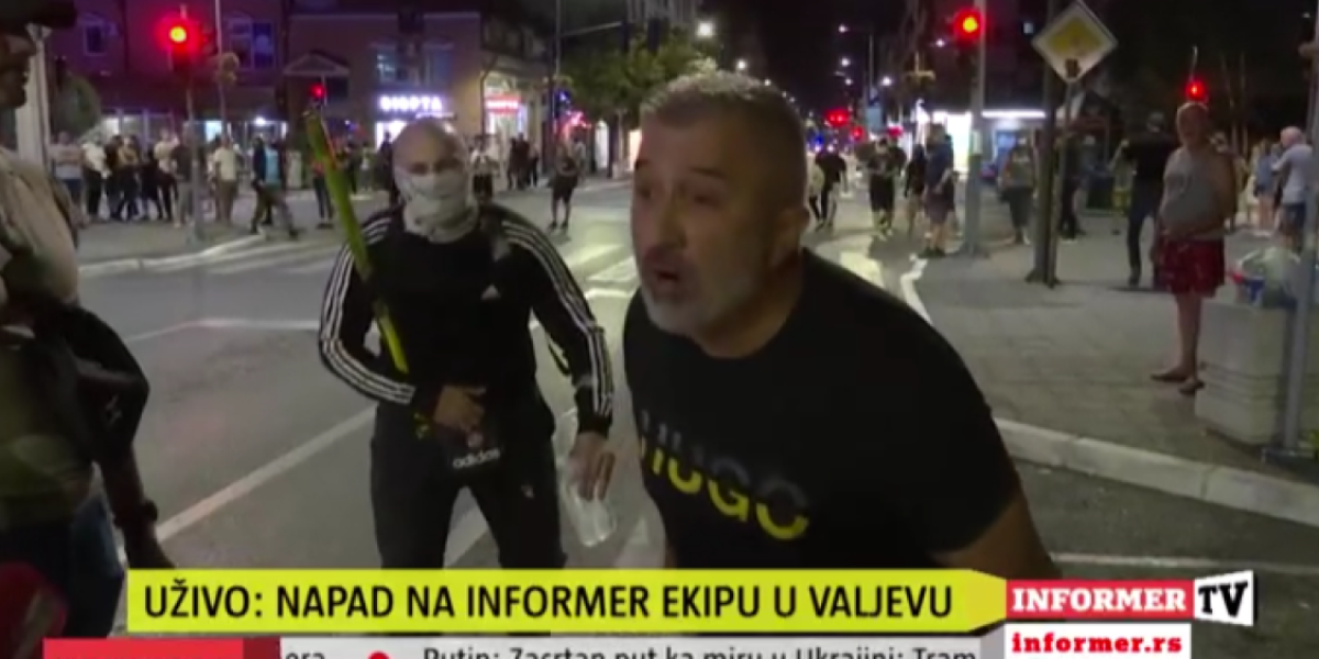 Napadnuta ekipa Informera u Valjevu: Nasilnici se zaleteli, pa uputili gnusne pretnje