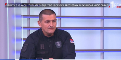 Komandant Policijske brigade, pukovnik Radoslav Repac obratio se na TV Prva i tom prilikom govorio o dešavanjima sa terena i nasilju blokadera terorista nad policijom.