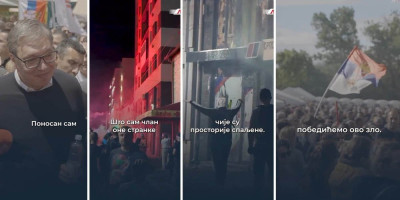 Predsednik Srbije Aleksandar Vučić objavio je moćnu poruku na Instagramu nedugo nakon što je u Palati Srbija završio obraćanje naciji.