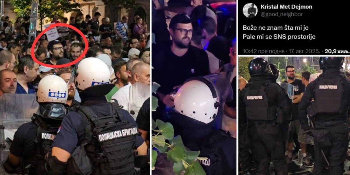 Sudija blokader oslobodio ekstremistu koji je tukao policiju i hteo da pali ljude - Evo ko je Marjanović (VIDEO)