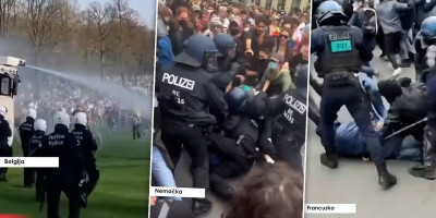 Huligani po Srbiji koji pale stambene zgrade, razbijaju privatnu i državnu imovina, tuku neistomišljenike, tvrde da policija koja na ulicama sprovodi javni red i mir koristi prekomernu silu.