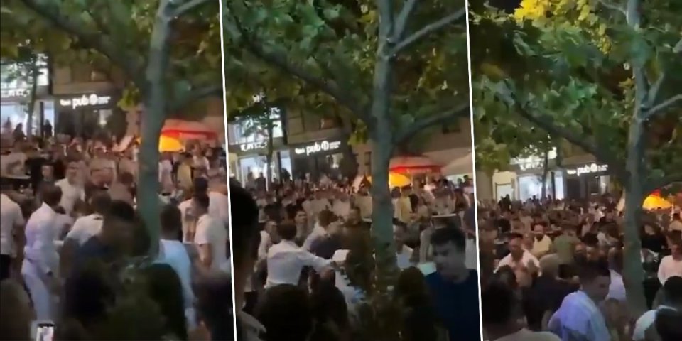 Masovna tuča, ne zna se ko koga bije: Drama na proslavi praznika (VIDEO)