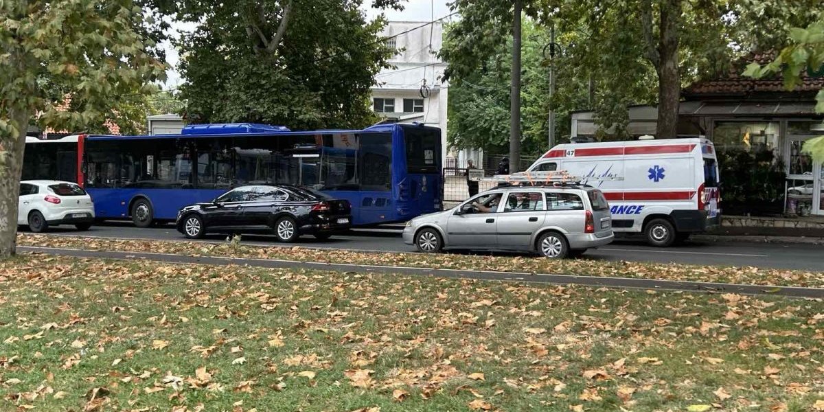 Sudar autobusa na stanici Autokomanda
