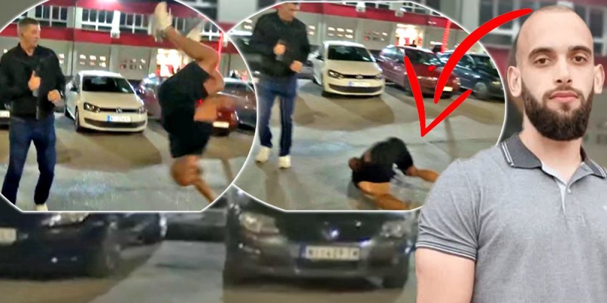 Pokušao da uradi salto pred kamerama, pa pao kao kruška - Evo ko je blokader koji se izblamirao u Nišu (FOTO/VIDEO)