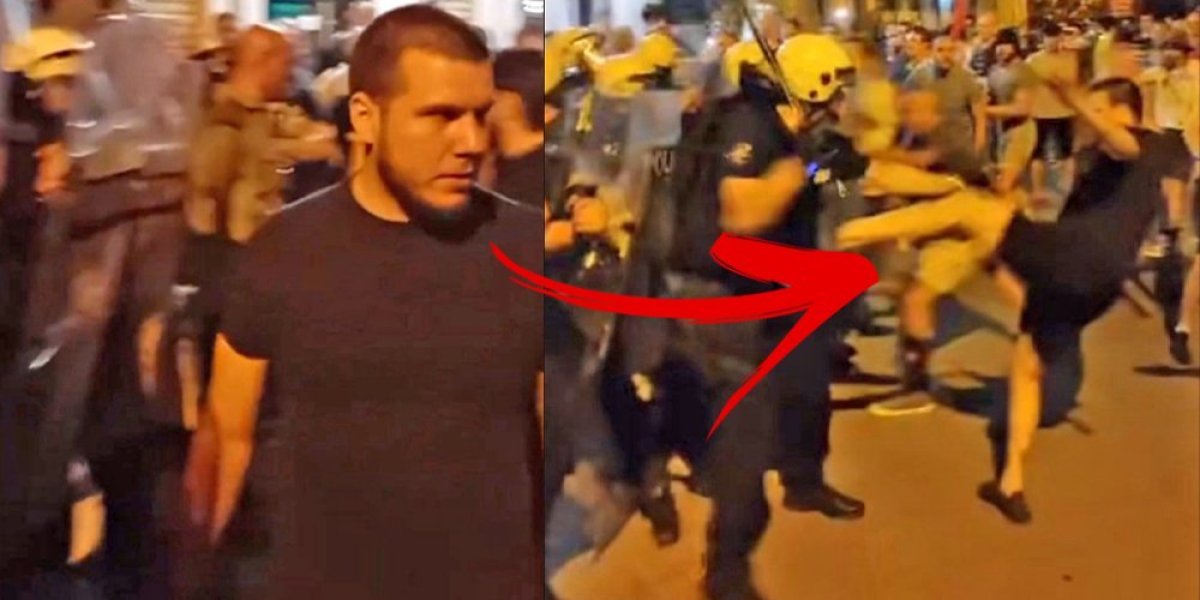 Otvoreno štite blokadere: Napao komandira policije, oslobodila ga žena Bruna Vekarića (FOTO)