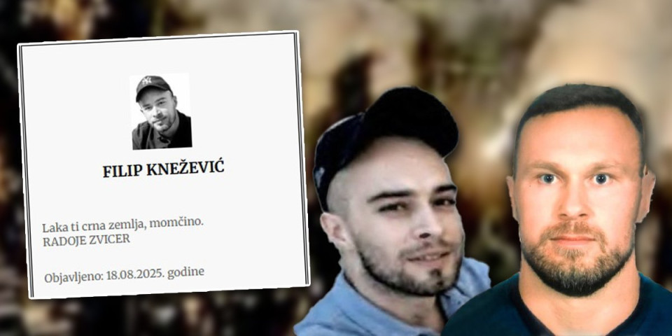 "Laka ti crna zemlja, momčino"! Radoje Zvicer se oprostio čituljom od ubijenog Filipa Kneževića! (FOTO)