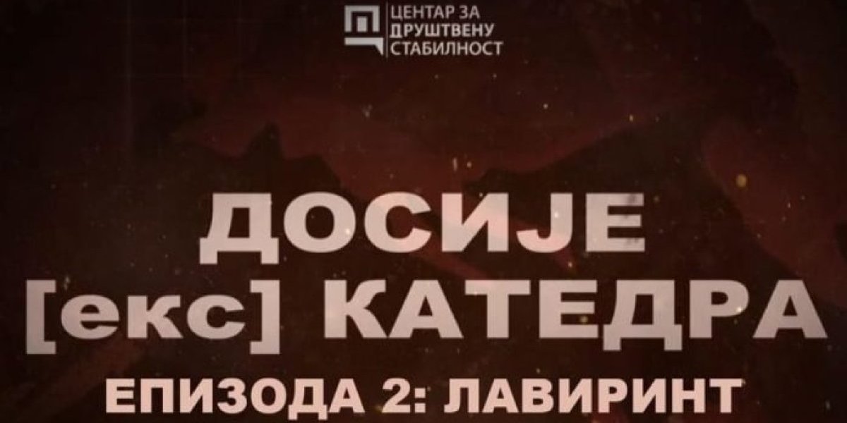 Ekskluzivno na TV Informer večeras od 19 časova: "Dosije eks katedra: Lavirint"