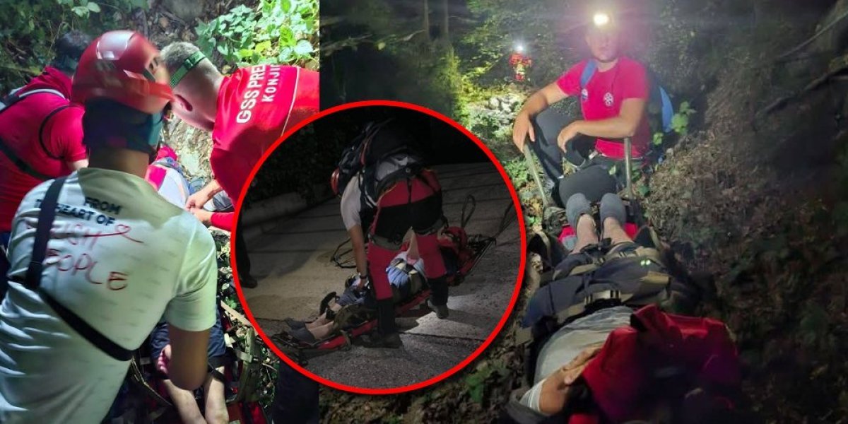 Drama nad provalijom: Muškarac poginuo, žena teško povređena