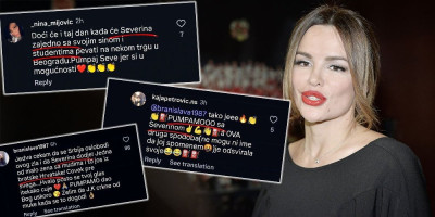 Blokaderi ustaše na sva usta veličaju hrvatsku pevačicu Severinu i žele da je po svaku cenu dovedu u Srbiju da peva, očigledno želeći da je podrže u optužbama da je naš narod genocidan.