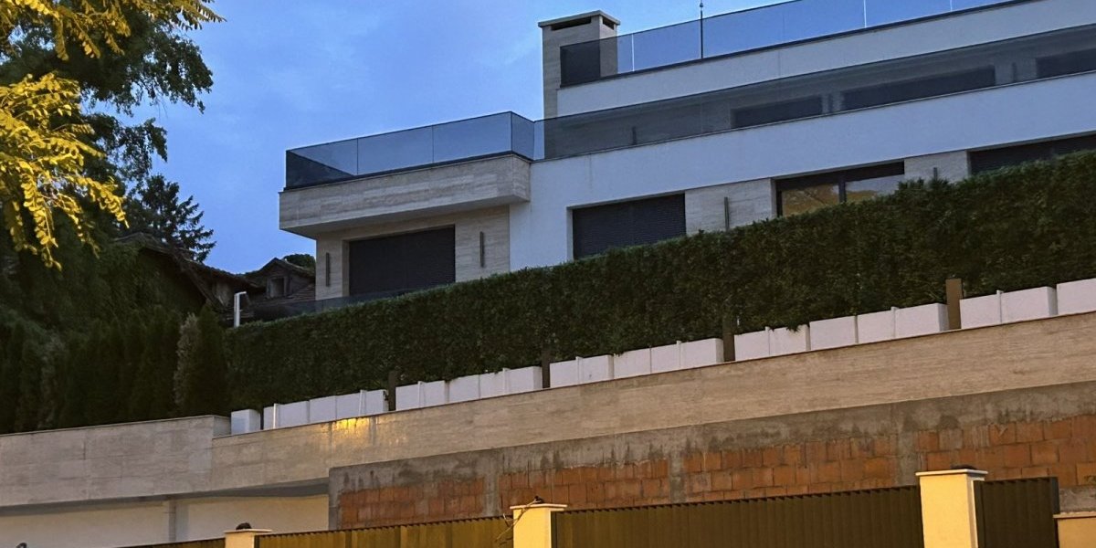 Radovi na vili Harisa Džinovića