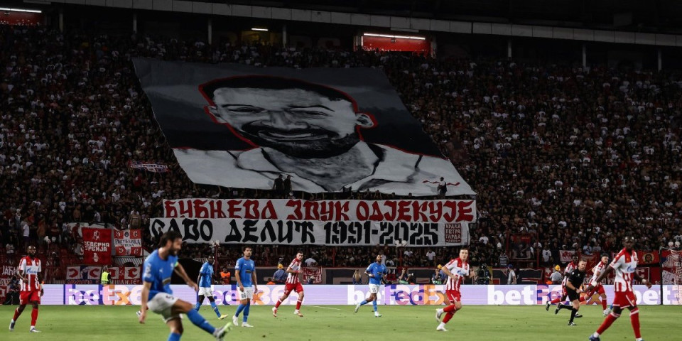 Emotivno do koske: "Delije" ostale na "Marakani" nakon poraza u čast tragično nastradalog navijača (VIDEO)