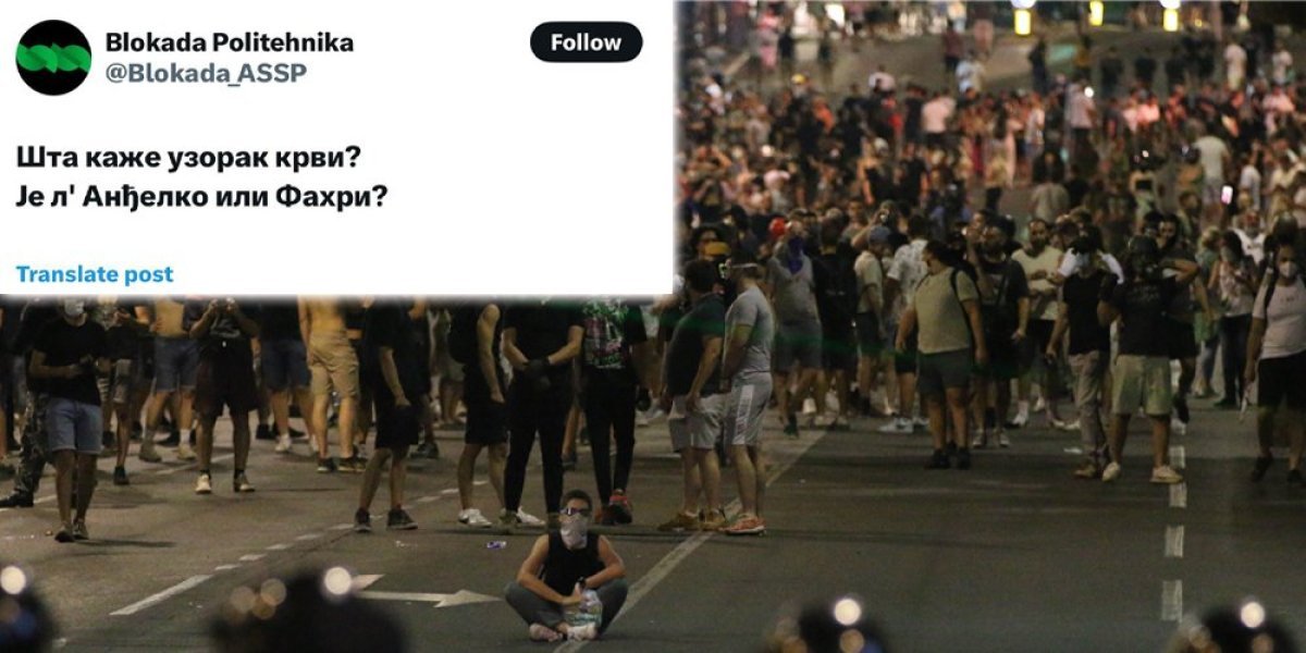 Dakle, oni su "dobra i lepa deca" koja se bore za pravdu: Blokaderska "elita" brutalno napada Vučićevu porodicu