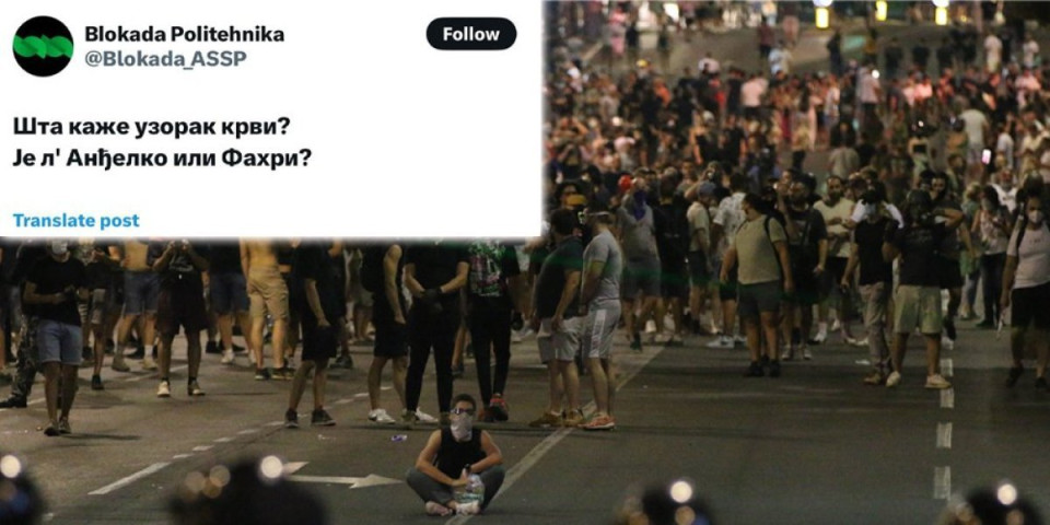 Dakle, oni su "dobra i lepa deca" koja se bore za pravdu: Blokaderska "elita" brutalno napada Vučićevu porodicu