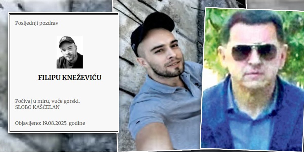 "Počivaj u miru, vuče gorski"! Slobodan Kašćelan se iz zatvora oprostio od ubijenog Filipa Kneževića (FOTO)