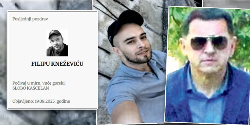 "Počivaj u miru, vuče gorski"! Slobodan Kašćelan se iz zatvora oprostio od ubijenog Filipa Kneževića (FOTO)