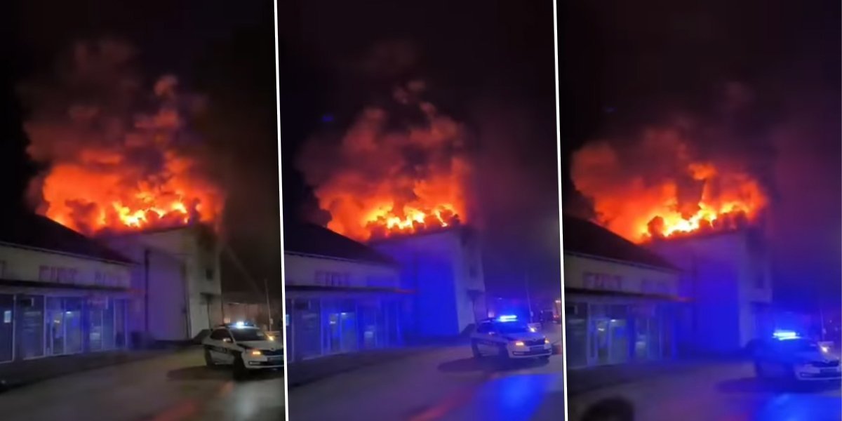 Gori poznati kineski tržni centar: Vatrena stihija guta sve pred sobom (VIDEO)