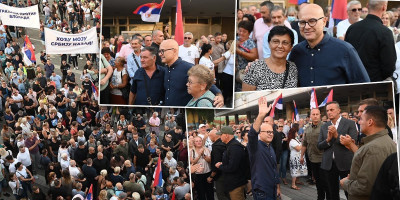 Miloš Vučević, predsednik Srpske napredne stranke, večeras se pridružio građanima koji se protive blokadama u Pančevu, na skupu koji je održan ispred ispred Gradske uprave. Dočekan je aplauzima, posle čega je razgovarao sa okupljenim građanima.