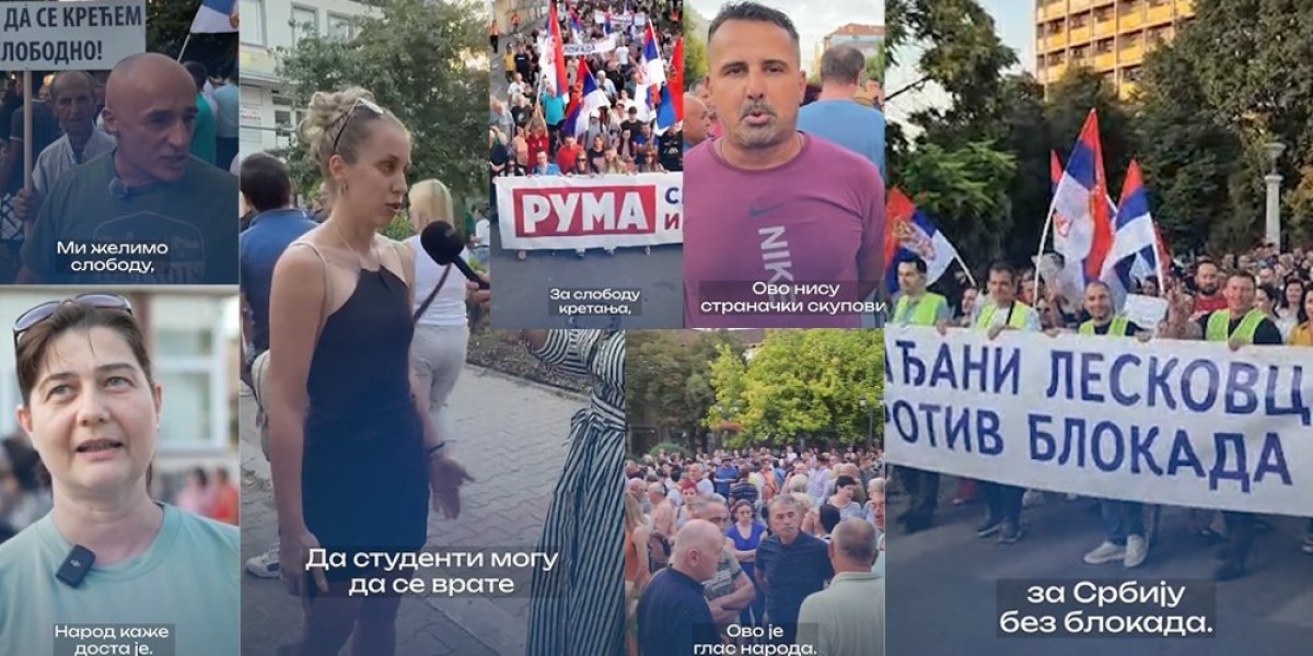 Evo zašto su građani Srbije ustali protiv blokada: Ovi snimci sve otkrivaju!