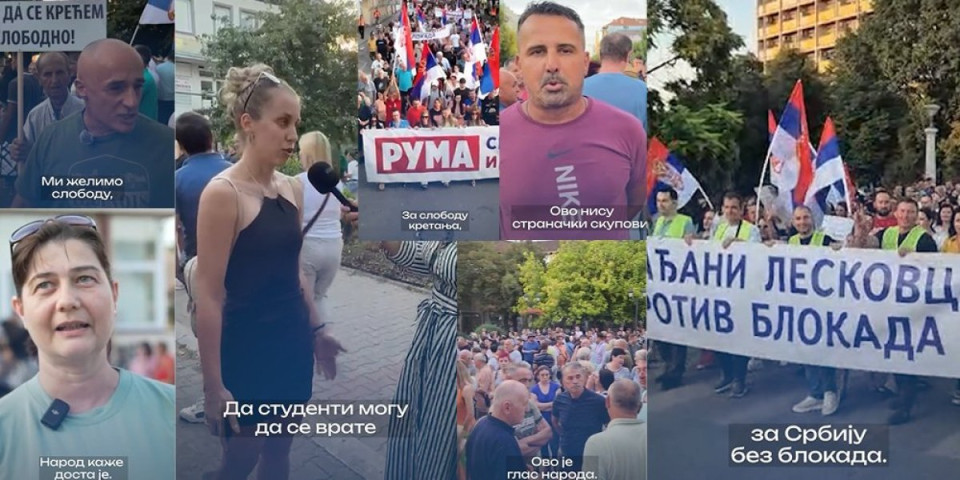 Evo zašto su građani Srbije ustali protiv blokada: Ovi snimci sve otkrivaju!