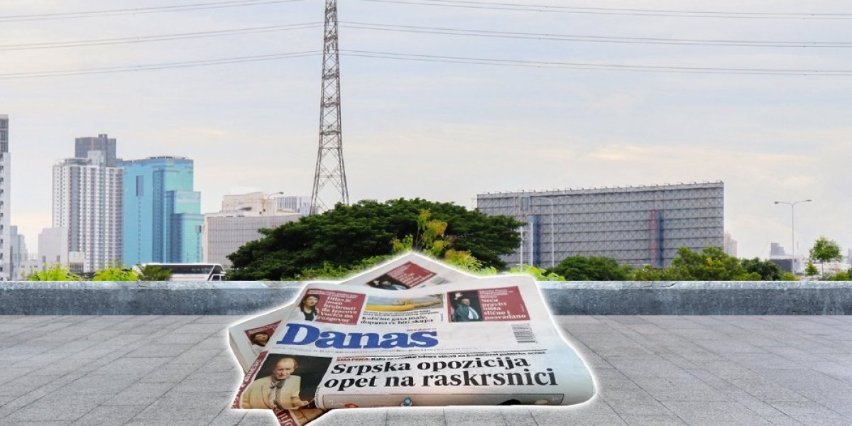 Pao deo plafonske konstrukcije u "Danas-u"! Novinari rade od kuće, svi ćute