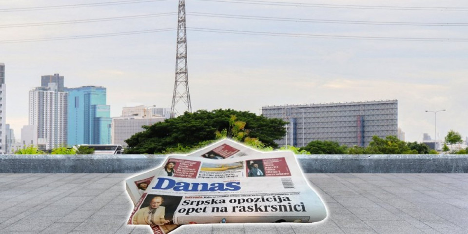 Pao deo plafonske konstrukcije u "Danas-u"! Novinari rade od kuće, svi ćute