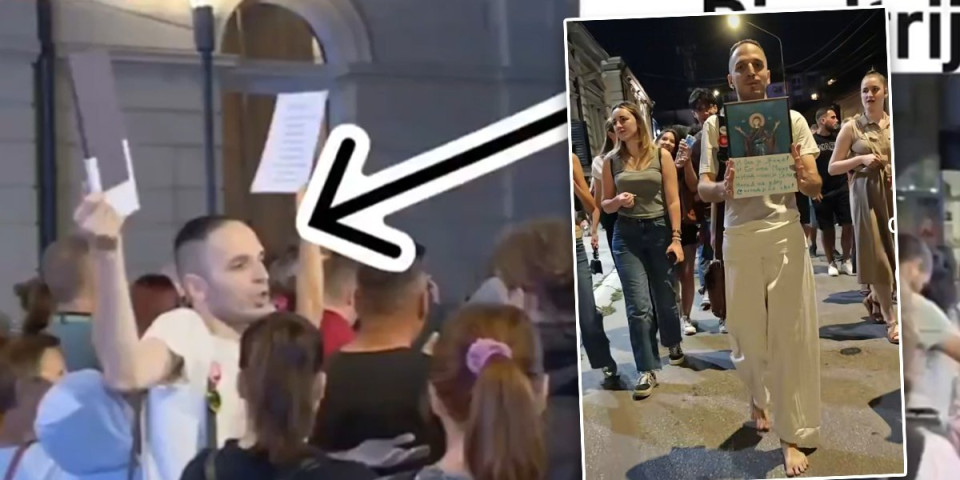 Blokadere u Čačku predvodi Jevđenije: Ludi blokader maltretirao ljude po kafićima (FOTO)