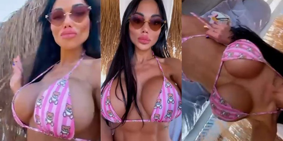 Grudi kao tempirane bombe, telo kao isklesano: Tamara Đurić nikad vrelija (VIDEO)