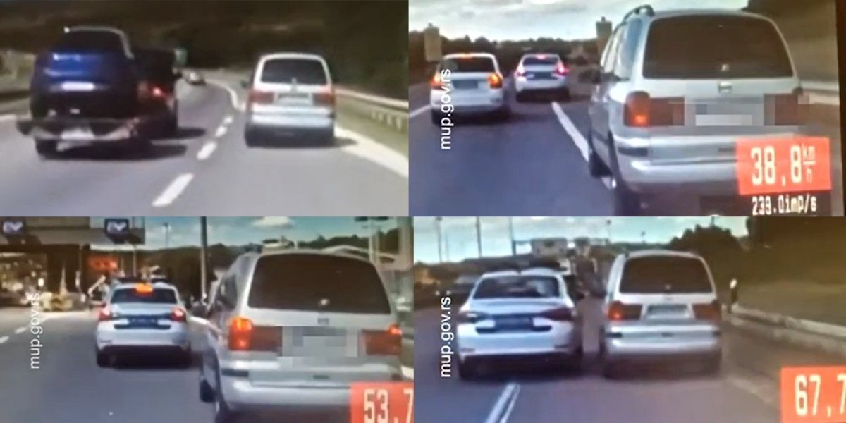 Nadrogiran bežao od policije dok je prevozio migrante: Probio naplatnu rampu, jedva ga savladali, suspendovana tri policajca (VIDEO)