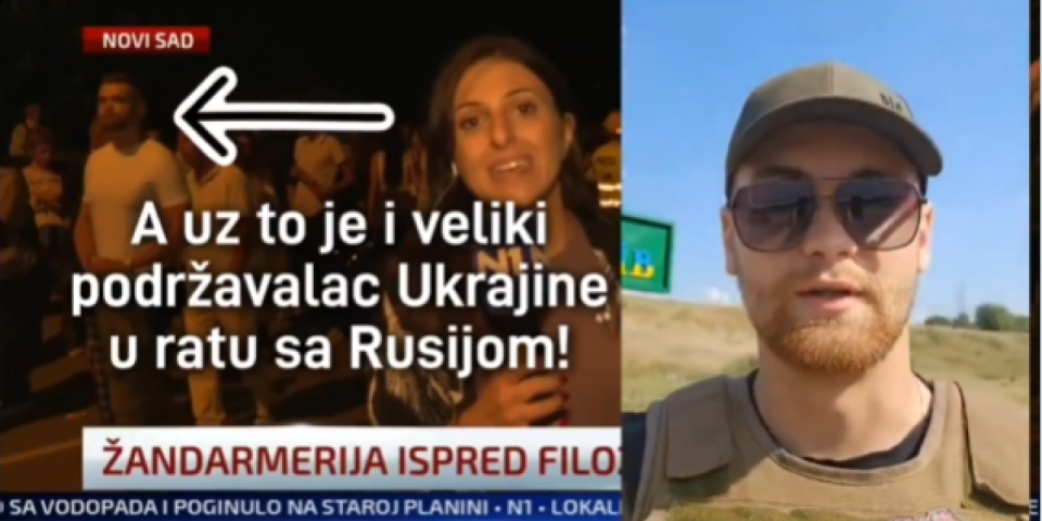 On je sinoć predvodio nasilnike blokadere u Novom Sadu: Separatista koji bi da cepa Srbiju, antirus i sin Nenada Čanka (VIDEO)